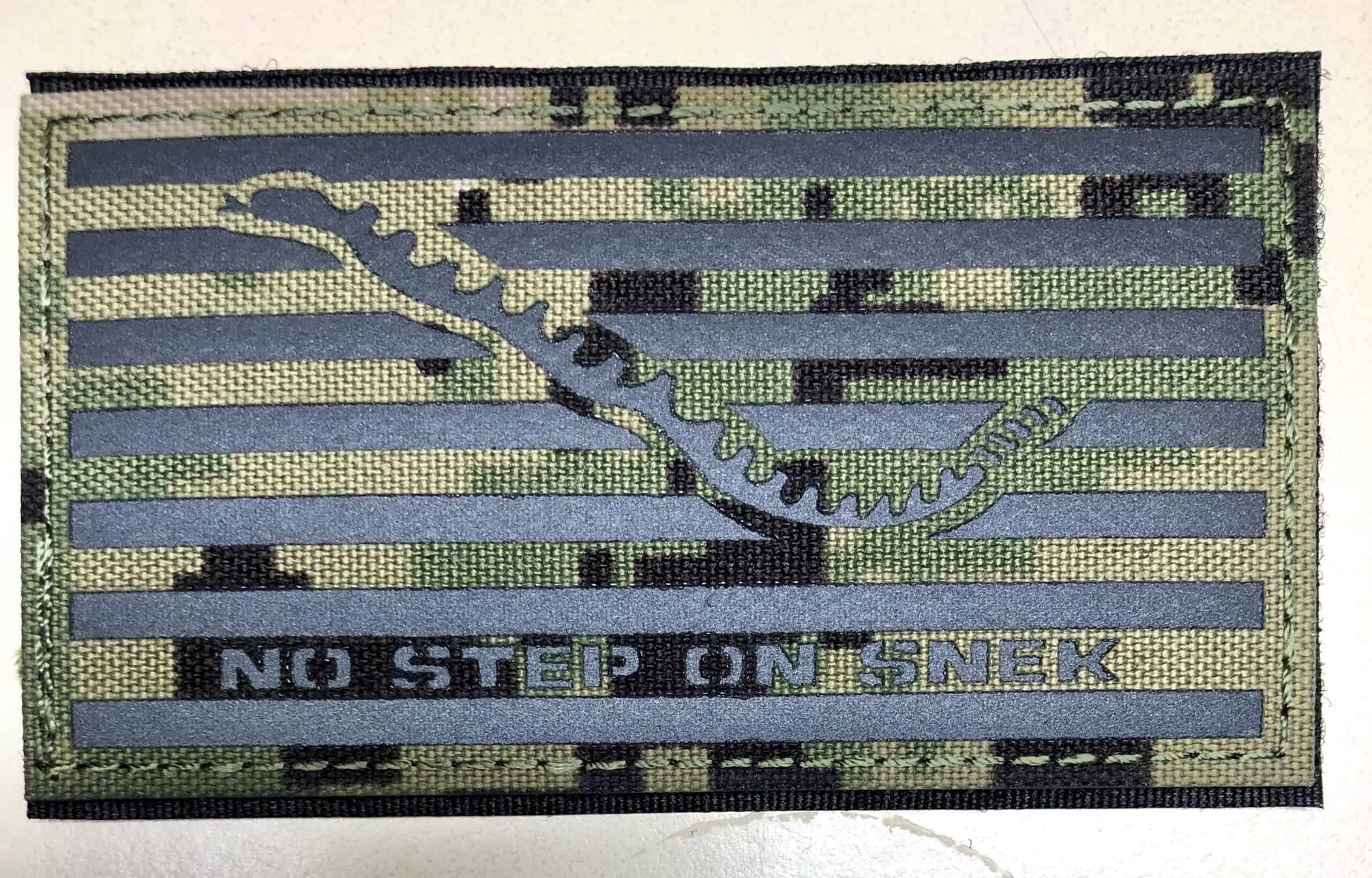 Laser Cut Navy NWU Type III Don't Tread on Me Patch